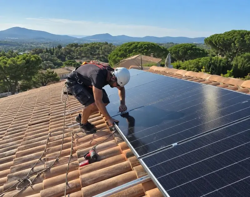 Installateur panneaux solaires Auribeau — pose photovoltaïque sur toiture