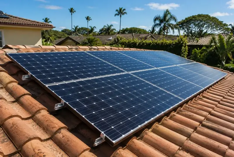 Installation de panneaux solaires à Auribeau